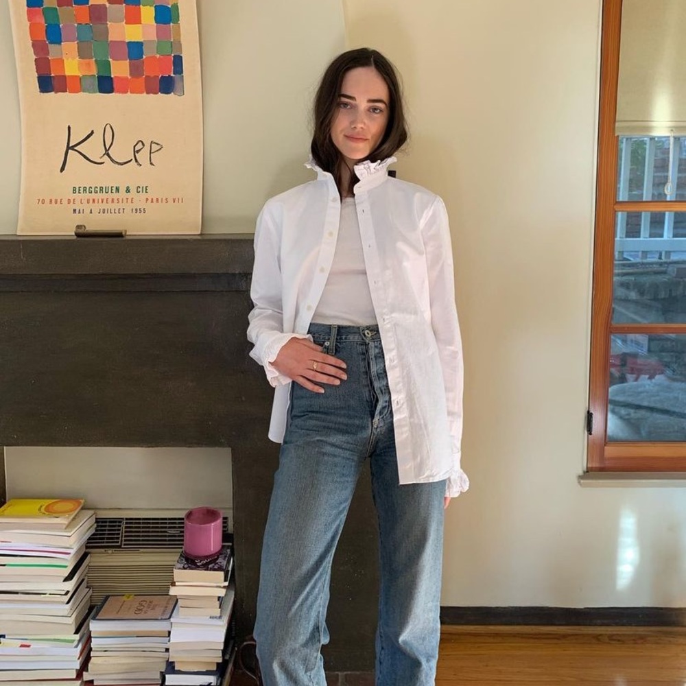 Eve Denim Violet Blouse